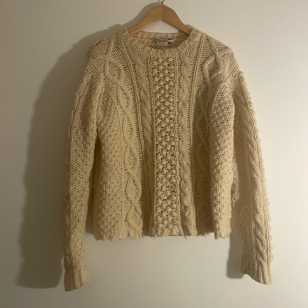 Vintage 70s Italian handmade wool sweater.